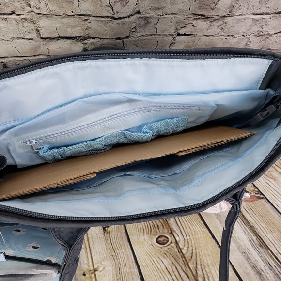 Carter's Baby Boy 9 Pocket Diaper Bag Set Blue NEW with Tags - Picture 2 of 6